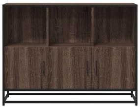 Sideboard καφέ δρυς 100x35x76 cm Κατασκευασμένο ξύλο - Καφέ