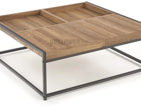 Frey Τραπεζάκι Σαλονιού Καφέ 84x80x30