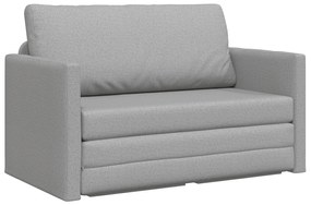 vidaXL Καναπές Κρεβάτι 2 σε 1 Ανοιχτό Γκρι 124x71x78 cm Ύφασμα