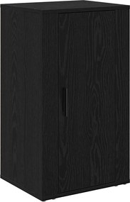 vidaXL Πλαϊνό γραφείο Μαύρη Οξυά 40 x 33 x 70 εκ. Επεξεργασμένο ξύλο