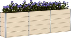 vidaXL Γλάστρα Ελεφαντόδοντο 240 x 40 x 75 εκ. Ατσάλι
