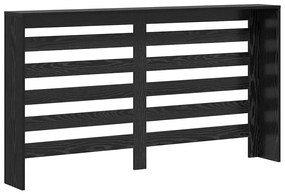 vidaXL Καπάκι Καλοριφέρ Μαύρη Οξυά 149 x 20 x 82 cm Επεξεργασμένο ξύλο