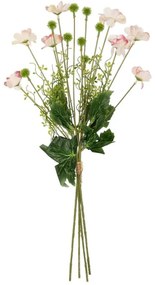 Τεχνητό Μπουκέτο Canaion Flower 21327 60cm Pink GloboStar Ύφασμα