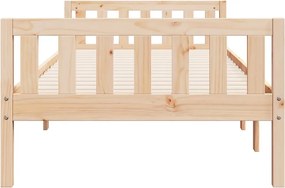 vidaXL Κρεβάτι Παιδικό Χωρίς Στρώμα 90x190 εκ. Μασίφ Ξύλο Πεύκου