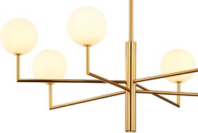 Κρεμαστό Πολύφωτο Feme Φ104cm Χρυσό