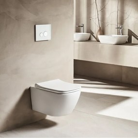 Tema Fresh 5610 White Matt Rimless  - Κρεμαστή Λεκάνη