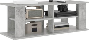 vidaXL Βάση τηλεόρασης Σκυρόδεμα Γκρι 96 x 35 x 33,5 εκ