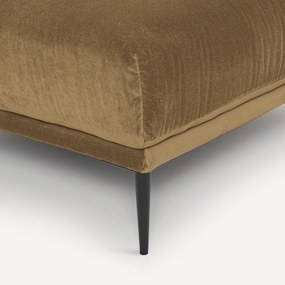 Υποπόδιο XL από λινό βελούδο, OSCAR