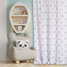 Κουρτίνα Παιδική Με Τρέσα Tomas Multi Anna Riska 140X270cm 140x270cm Cotton-Polyester