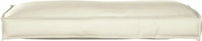 vidaXL Μαξιλάρι Ύφασμα Όξφορντ Κρεμ 120 x 40 x 12 cm