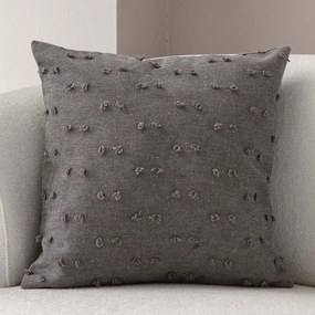 Μαξιλαροθήκη Διακοσμητική Tuffet 881PCR1605 Grey Aberto Design 43X43 Πολυέστερ