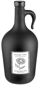 Δοχείο Λαδιού 846003 1500ml Black Marva Γυαλί
