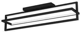 Φωτιστικό Οροφής Eglo 900465 SIBERIA Μαύρο Ματ (Black Mat) 3000K - 6500K