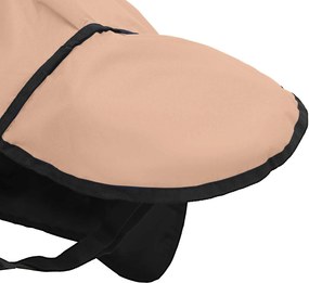 vidaXL Σαμάρι Ίππου Καπουτσίνο 155 cm Πολυεστέρας