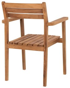 ΠΟΛΥΘΡΟΝΑ ERIETTA ΞΥΛΟ TEAK ΣΤΟΙΒΑΖΟΜΕΝΗ HM9534 ΣΕ ΦΥΣΙΚΟ ΧΡΩΜΑ 60x54x87Y εκ.