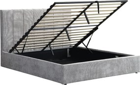 Επενδυμένο κρεβάτι Denzel-Gkri-160x200-Lift-Storage