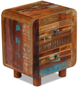 vidaXL Κομοδίνο 43 x 33 x 51 εκ. από Μασίφ Ανακυκλωμένο Ξύλο