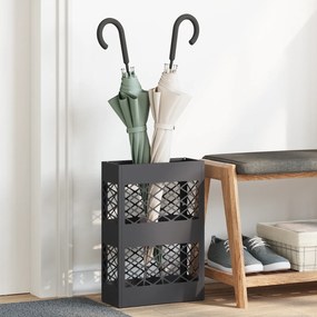vidaXL Σταντ Ομπρέλας Μαύρο - 28x12x41 εκ. Χάλυβας