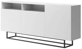 Μπουφές 21113-ENJ-B-w 180x37x82cm White-Black Particle Board, Metal