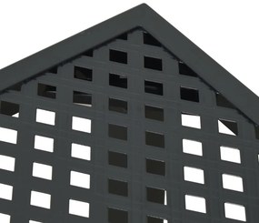 vidaXL Τραπέζι Κήπου Ανθρακί 200x100x72 εκ. Ατσάλινο