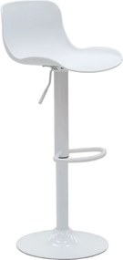 Σκαμπό μπαρ Walden pakoworld PP λευκό