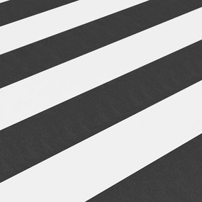 Διαχωριστικό Βεράντας Ανθρακί/Λευκό 120 x 500 εκ. Ύφασμα Oxford - Πολύχρωμο