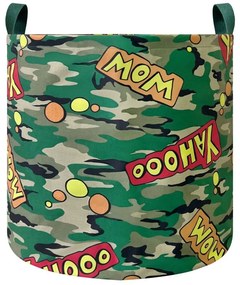 Καλάθι Παιχνιδιών Mimetic 50x45cm Green The Toy Bin Fabric
