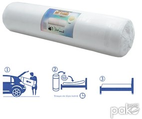 Στρώμα Nemesis pakoworld pocket spring roll pack διπλής όψης 20-22cm 100x200εκ