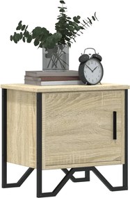 vidaXL Κομοδίνα 2 τεμ. Sonoma Δρυς 40 x 30 x 40 εκ. από Επεξ. Ξύλο