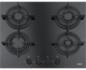 Franke FHCR 604 4G HE BK C Μαύρο Κρύσταλλο Εστία Αερίου 60cm