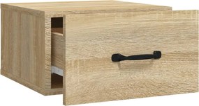 vidaXL Κομοδίνα Επιτοίχια Sonoma Δρυς 35 x 35 x 20 εκ.