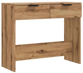 Τραπέζι κονσόλας Artisan Oak 90x36x75 cm Κατασκευασμένο ξύλο - Καφέ