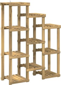 vidaXL Βάση φυτών Λευκός Χρωματισμός 85 x 30 x 114,5 εκ.