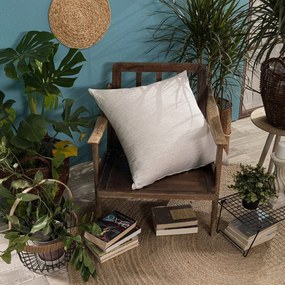 Μαξιλάρι Διακοσμητικό (Με Γέμιση) Ragusta 01 Ecru Teoran 65Χ65 Cotton-Polyester