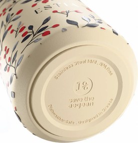 Μπουκάλι Θερμός 500ml Estia Save The Aegean Flow Bloom Beige 01-42028