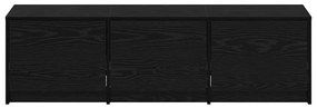 vidaXL Έπιπλο Τηλεόρασης με συρτάρι Μαύρη δρυς 140 x 34 x 40 εκ