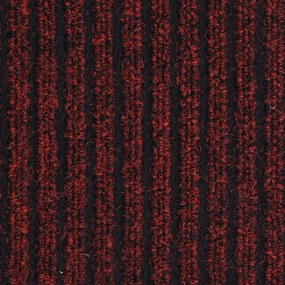 vidaXL Πατάκι Εισόδου Ριγέ Κόκκινο 60 x 80 εκ.