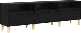 vidaXL Ντουλάπι TV Μαύρη Οξυά 150 x 30 x 45 εκ Επεξεργασμένο ξύλο