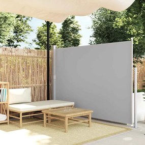 vidaXL Σκίαστρο Πλαϊνό Συρόμενο Βεράντας Γκρι 160 x 300 εκ.