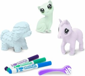 Σετ Ζωγραφικής Crayola Washimals (3 Τεμάχια) (3 Μονάδες)