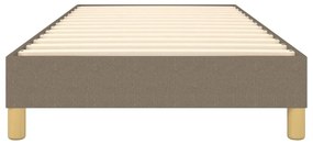 Πλαίσιο Κρεβατιού Boxspring Taupe 90x200 εκ. Υφασμάτινο - Μπεζ-Γκρι