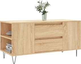 vidaXL Τραπεζάκι Σαλονιού Sonoma Δρυς 102x44,5x50 εκ. Επεξεργ. Ξύλο