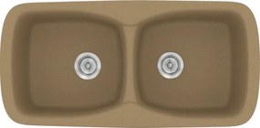 Sanitec Classic 319 (93×51) - Γρανιτένιος νεροχύτης - Metallic COFFE