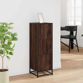 vidaXL Highboard καφέ δρυς Κατασκευασμένο ξύλο και μέταλλο