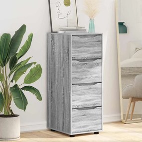 vidaXL Ντουλάπι αποθήκευσης Γκρίζο Σονομα 40 x 48 x 105 εκ