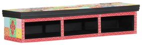 vidaXL Ντουλάπι Τηλεόρασης με ράφι Πολύχρωμο 100 x 30 x 22 εκ