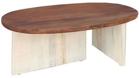 Τραπέζι Σαλονιού Simplicity 297-000001 110x60x40cm White-Natural