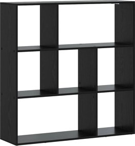 vidaXL Βιβλιοθήκη 102 x 29 x 103,5 εκ. Επεξεργασμένο Ξύλο Μαύρη Δρυς