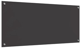 vidaXL Πίσω Πάνελ Κουζίνας 2 pcs Σκούρο Γκρι 110 x 50 cm