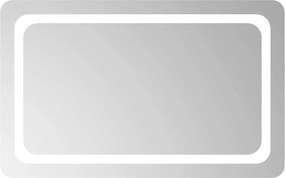 vidaXL Καθρέφτης Μπάνιου με LED 80x50 εκ.